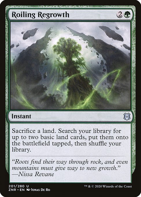 Roiling Regrowth (Zendikar Rising #201)