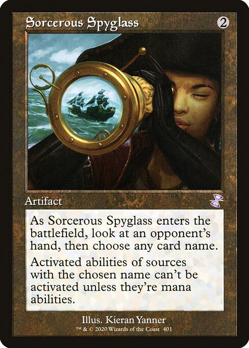 Sorcerous Spyglass (Time Spiral Remastered #401)