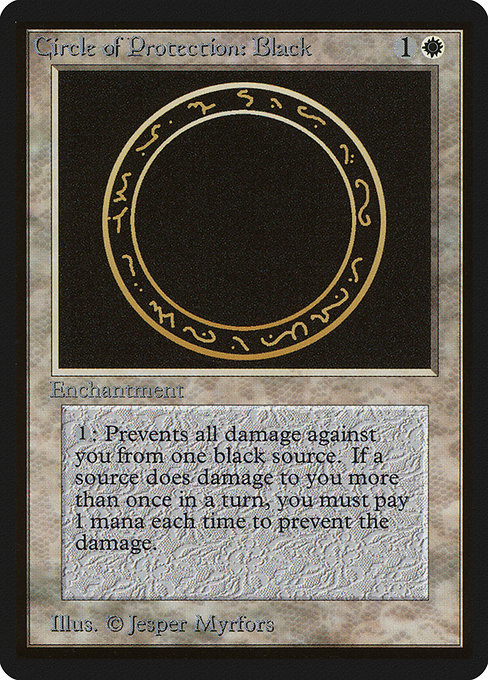 Circle of Protection: Black card image