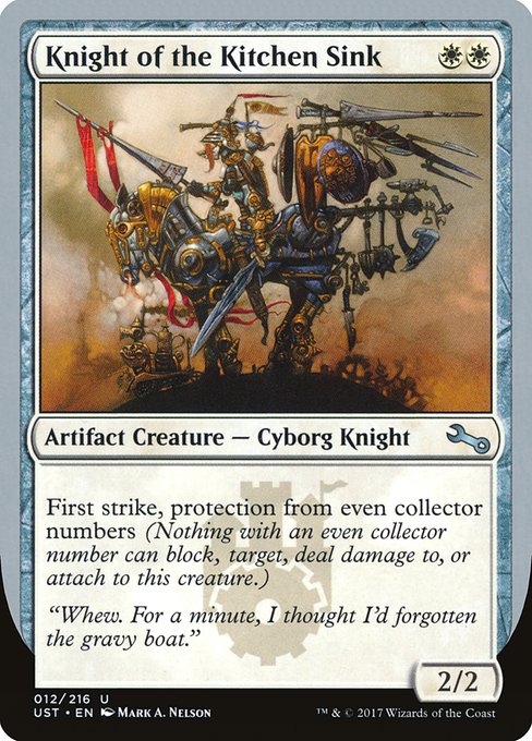 Knight of the Kitchen Sink card image