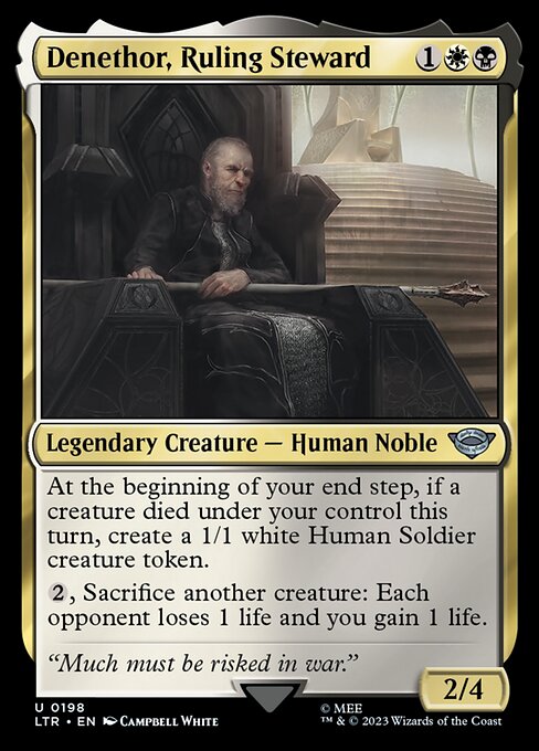 Denethor, Ruling Steward card image