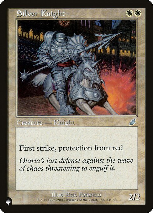 Silver Knight (The List #SCG-23)