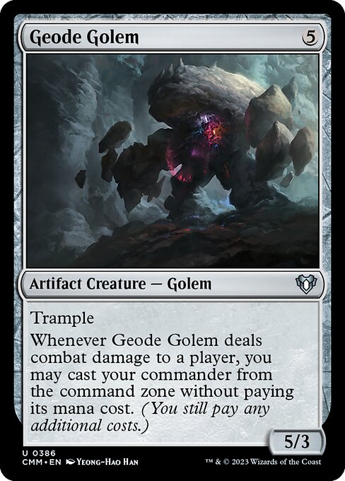 Geode Golem (Commander Masters #386)