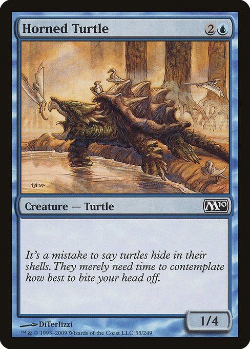 Horned Turtle (Magic 2010 #55)