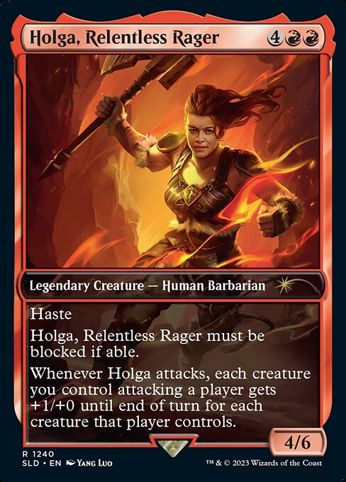 Holga, Relentless Rager card image