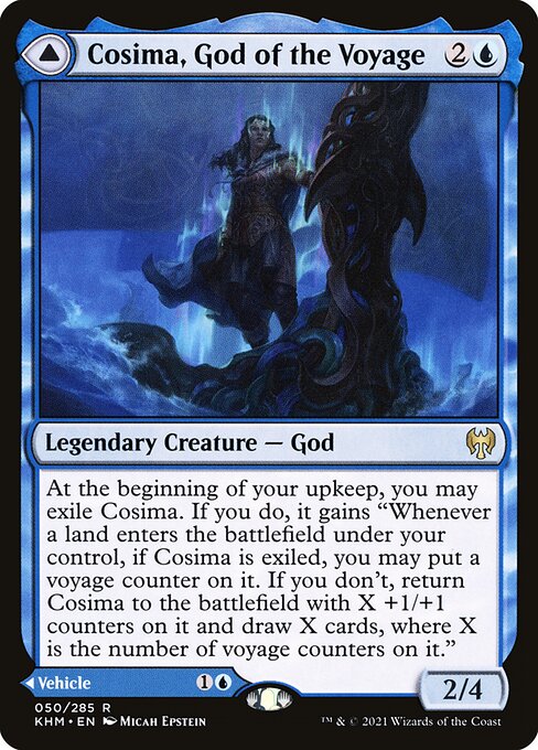 Cosima, God of the Voyage // The Omenkeel card image