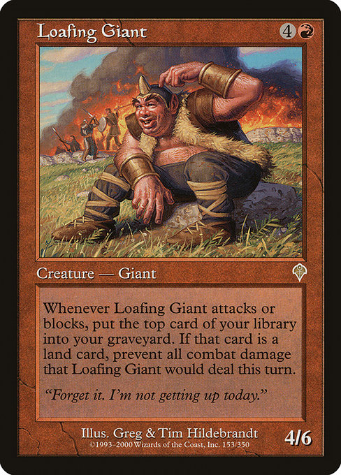 Loafing Giant card image