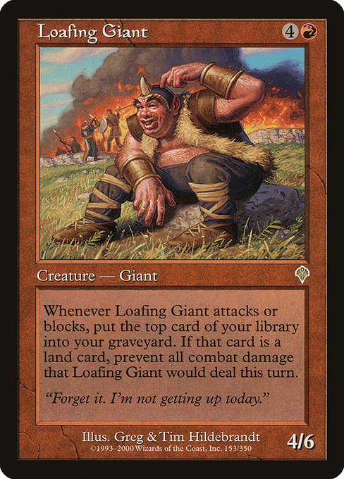 Loafing Giant (inv) 153