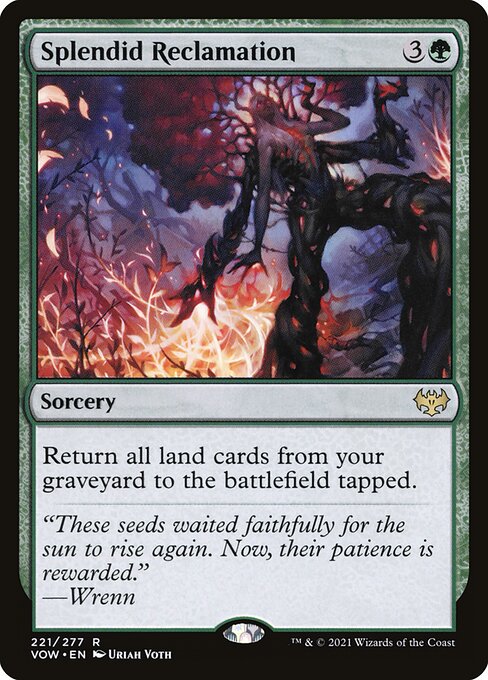 Splendid Reclamation (Innistrad: Crimson Vow #221)