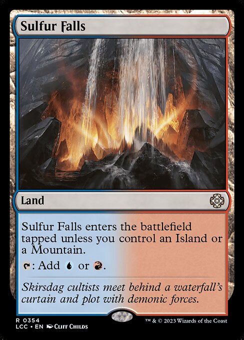 Sulfur Falls (The Lost Caverns of Ixalan Commander #354)