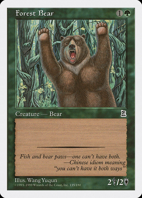 Forest Bear card image