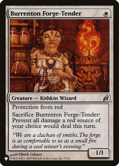 Burrenton Forge-Tender (The List)