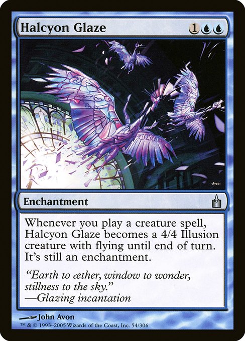 Vernis d'alcyon|Halcyon Glaze