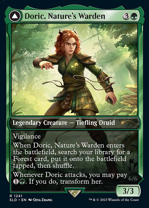 Doric, Nature's Warden // Doric, Owlbear Avenger card image