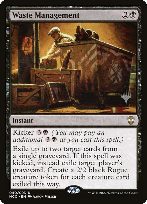 Waste Management (New Capenna Commander Promos #40p)