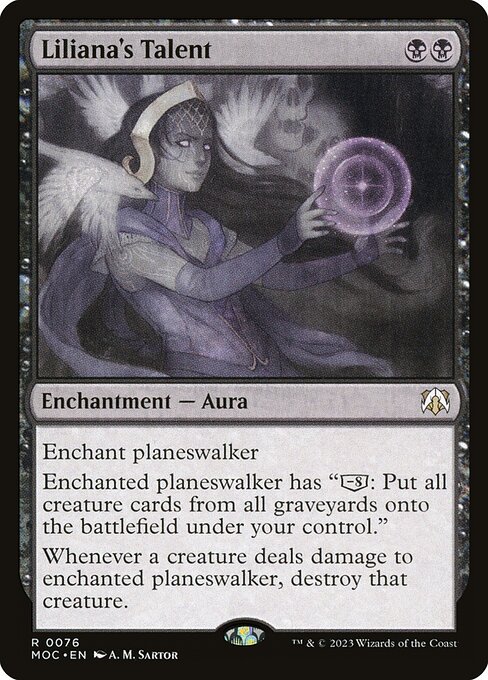 Liliana's Talent (March of the Machine Commander #76)