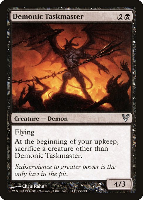 Demonic Taskmaster (Avacyn Restored #95)
