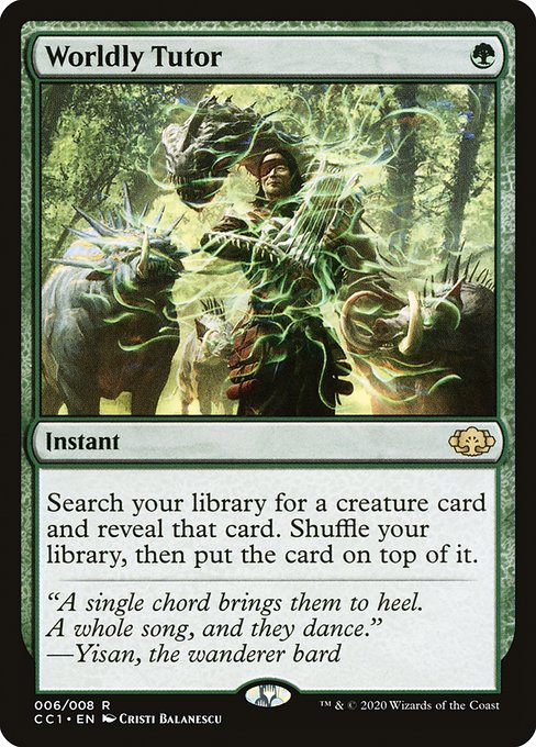 Worldly Tutor (Commander Collection: Green #6)