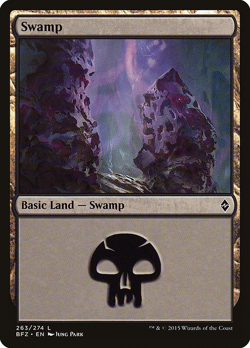 Swamp (Battle for Zendikar #263a)