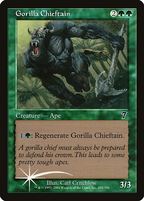 Gorilla Chieftain (Seventh Edition #250★)