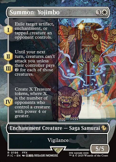 Summon: Yojimbo (Final Fantasy Commander #196)