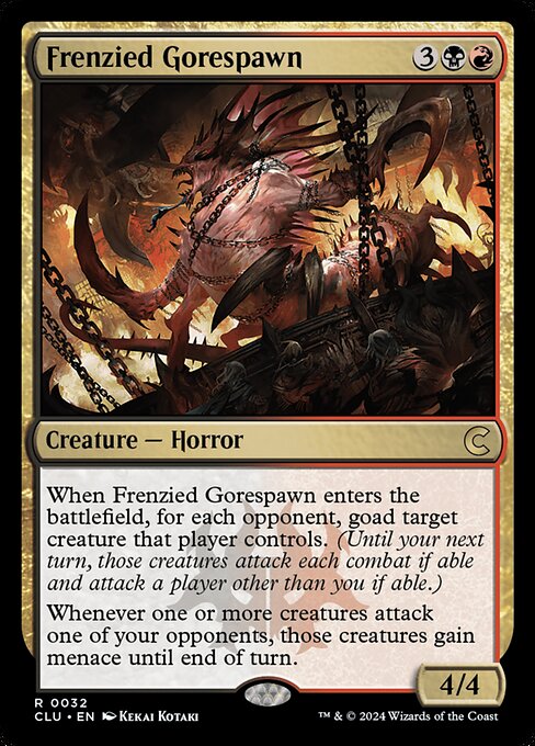 Frenzied Gorespawn (Ravnica: Clue Edition #32)