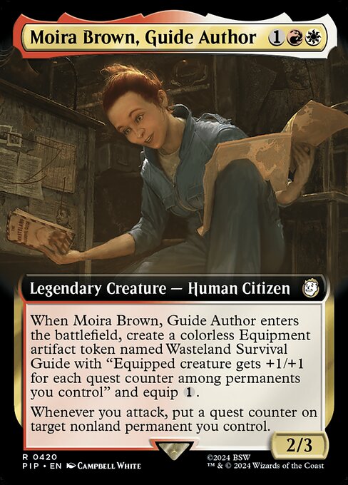 Moira Brown, Guide Author (Extended Art)