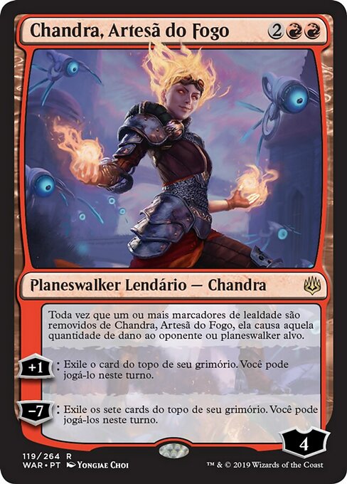 Chandra, Fire Artisan (War of the Spark #119)