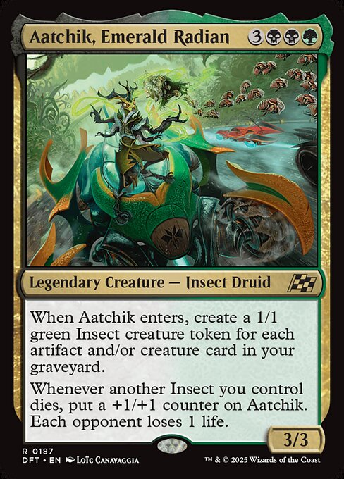 Aatchik, Emerald Radian card