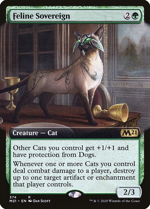 Feline Sovereign (Core Set 2021 #374)