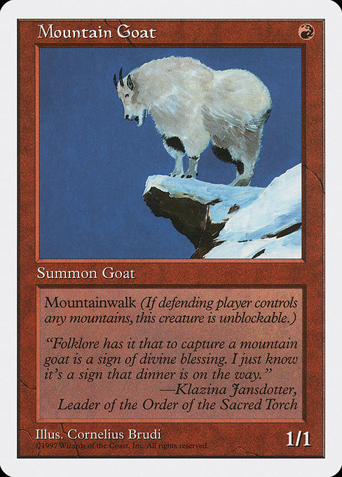 Mountain Goat (Fifth Edition #252)