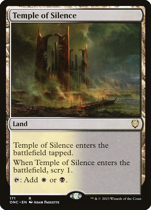 Temple of Silence (Phyrexia: All Will Be One Commander #171)