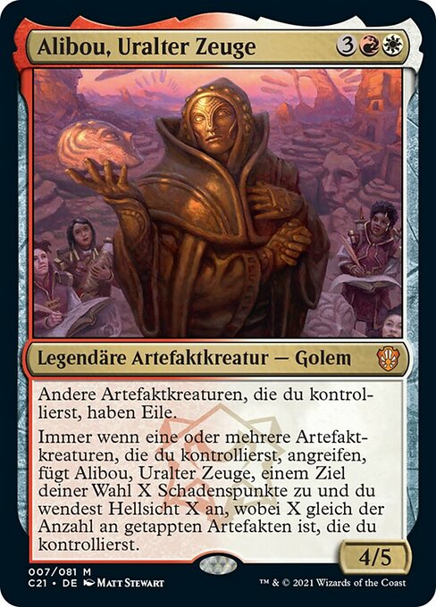 Alibou, Ancient Witness (Commander 2021 #7)