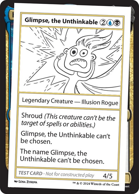 Glimpse, the Unthinkable (Mystery Booster 2 #355)