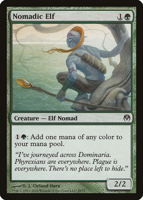 Nomadic Elf (Duel Decks: Phyrexia vs. the Coalition #38)
