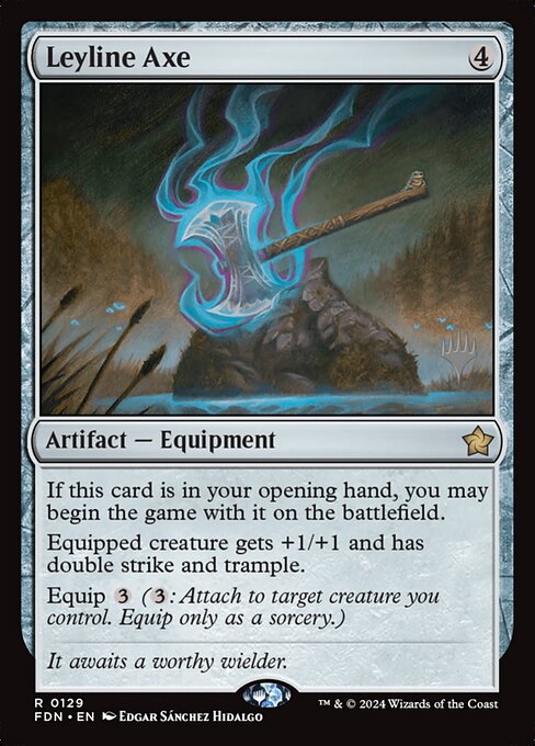 Leyline Axe (Foundations Promos #129p)