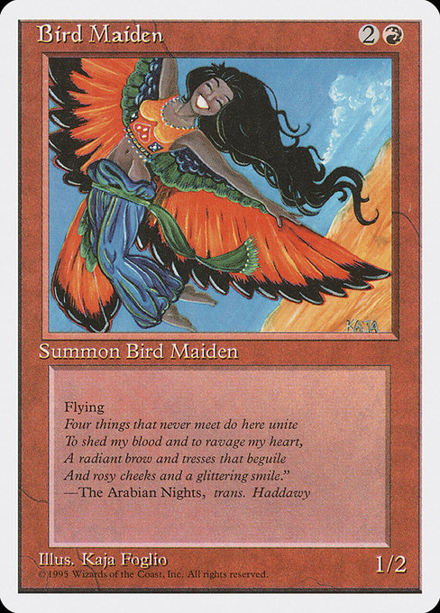 Bird Maiden (Fourth Edition #177)