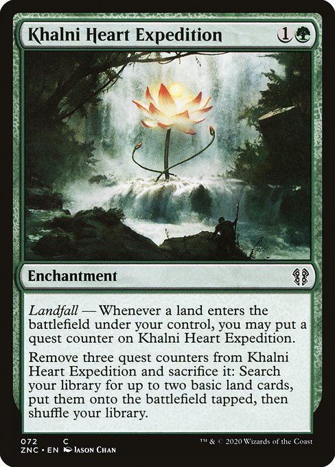 Khalni Heart Expedition (Zendikar Rising Commander #72)