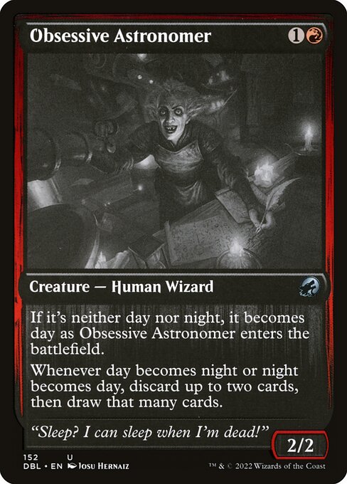 Obsessive Astronomer (Innistrad: Double Feature #152)