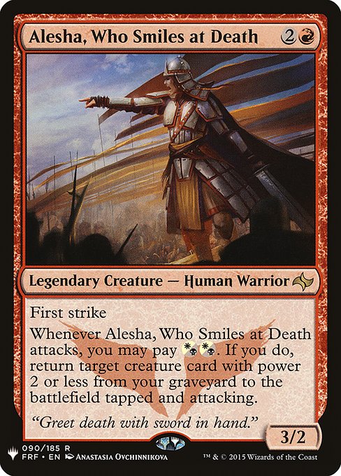 Alesha, Who Smiles at Death (MB1)
