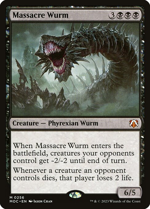 Massacre Wurm (March of the Machine Commander #256)