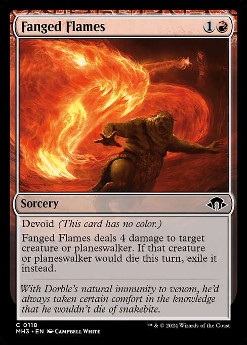 Fanged Flames (Modern Horizons 3 #118)