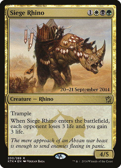 Rhinocéros de siège|Siege Rhino