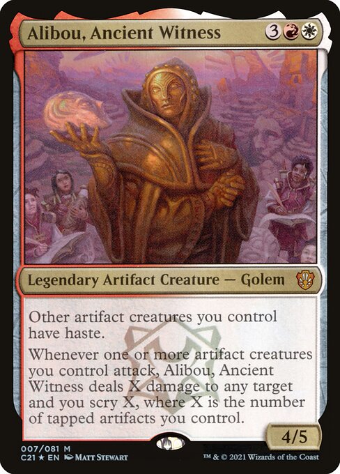 Alibou, Ancient Witness (Commander 2021 #7)