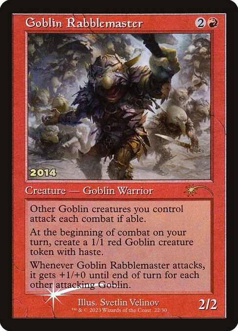 Maître plébéien gobelin|Goblin Rabblemaster