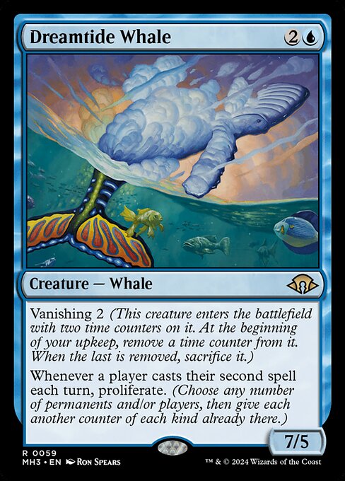 Baleine des marées oniriques