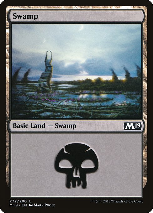 Swamp (Core Set 2019 #272)