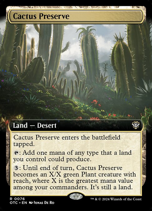 Cactus Preserve (otc) 76