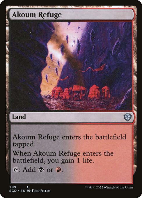 Akoum Refuge (Starter Commander Decks #289)