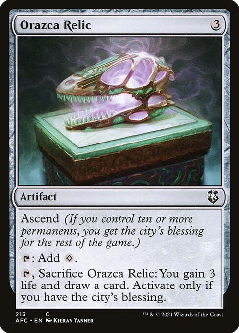 Orazca Relic (afc) 213